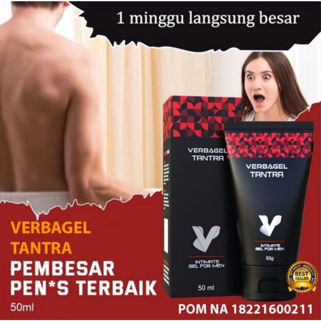 Verbagel Tantra Asli BPOM - Pembesar Alat Vital Pria Mr P Permanen Dalam 1 Minggu Super Up