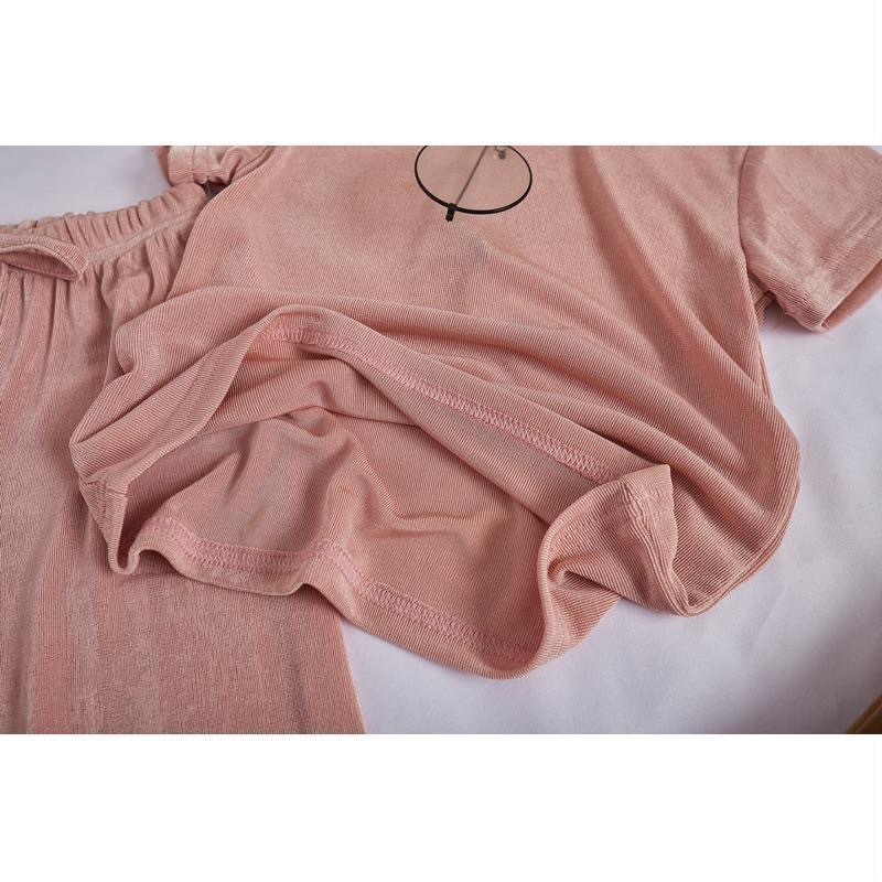 SETELAN JALAN ANAK CEWEK PEREMPUAN STYLISH PINK DUSTY IMPORT