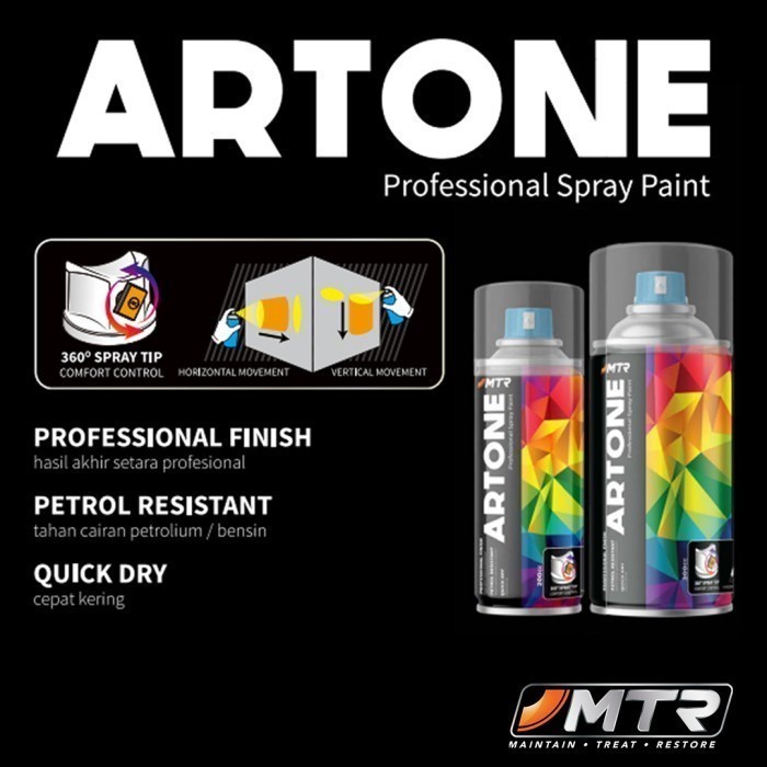 Artone Spray Paint 200 cc Signal Red 923 Merah Standard Cat Semprot