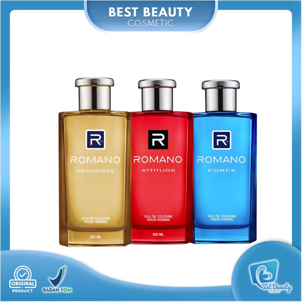 ★ BB ★ Romano Eau De Cologne 100ml - EDC | Force - Grandiose - Attitude