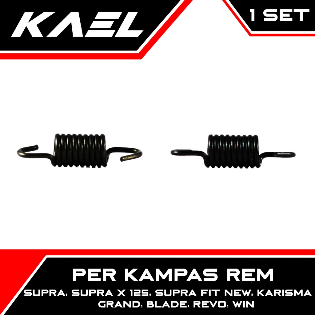 Per Kampas Rem Supra &amp; Supra X 125 &amp; Supra Fit New &amp; Karisma &amp; Grand &amp; Blade &amp; Revo &amp; Win Pir Peer