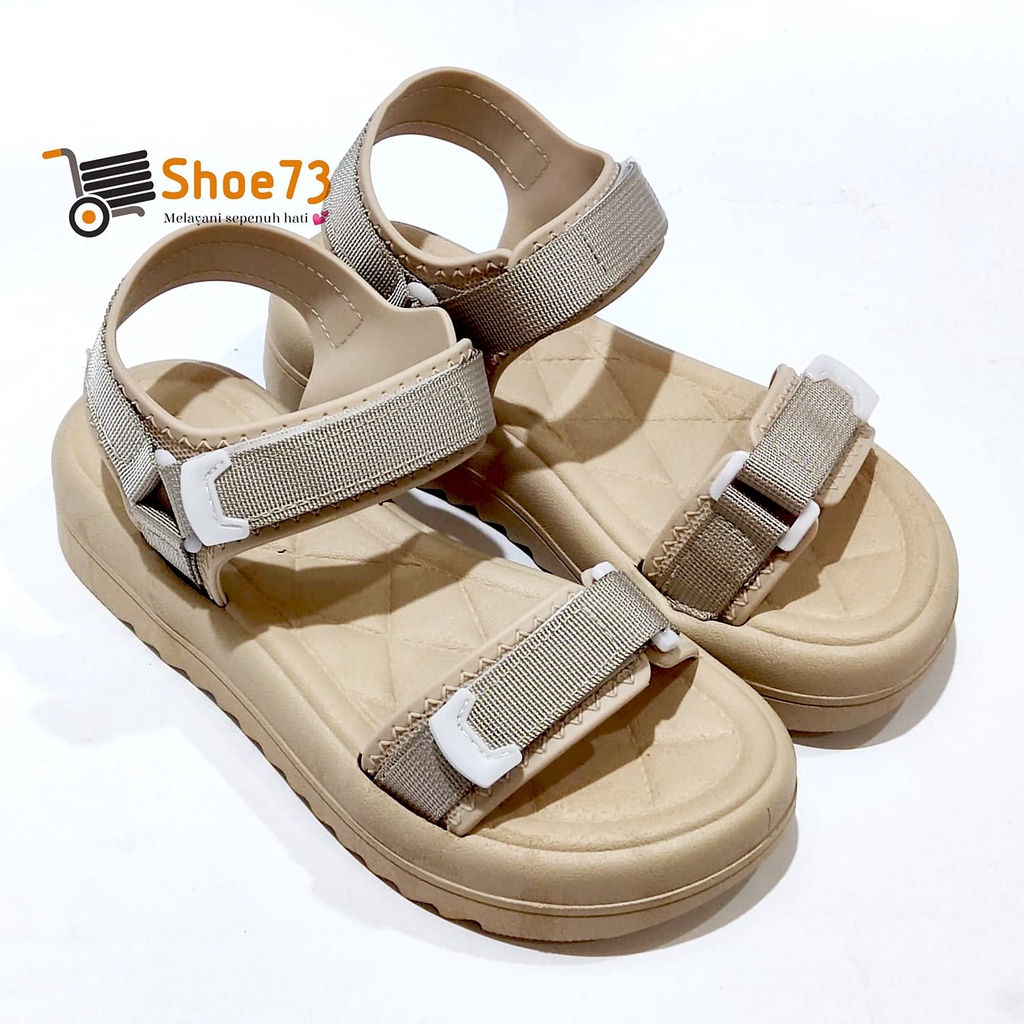 BARA BARA JSL 2207 V-3 SIZE 36-40 ORIGINAL l Sandal tali jelly wanita l Sendal gunung cewek impor