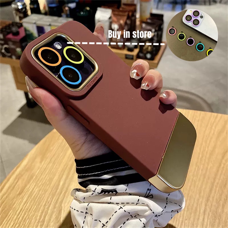 Metal Kamera Perlindungan Persegi case iPhone 11 Pro Max case Iphone12 13 14 Pro Max14 Plus ProMax Tertutup Penuh shockproof 2-in-1 Silikon soft case