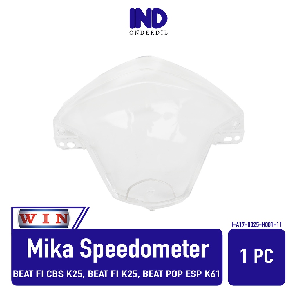 Mika Kaca Speedometer Merk WIN Beat FI CBS K25 2012-2014 Lama Beat Pop eSP K61 2014-2019 Spidometer-Kilometer-Speedo-Spido-Kilo Meter Old