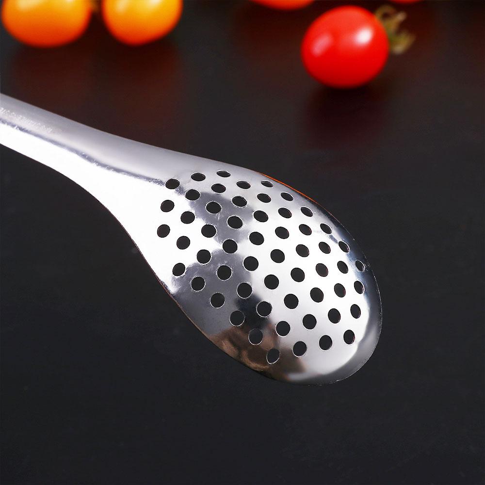 Rebuy Caviar Sendok Kreatif Stainless Steel Memasak Makan Saringan Alat Dapur