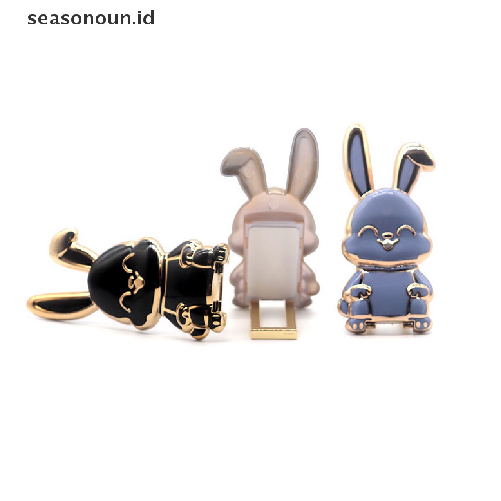 Seasonoun Foldable Rabbit Universal Smart Tok Phone Holder Griptok Dukungan Untuk Smartphone Grip Tok Folding Finger Stand Socket.