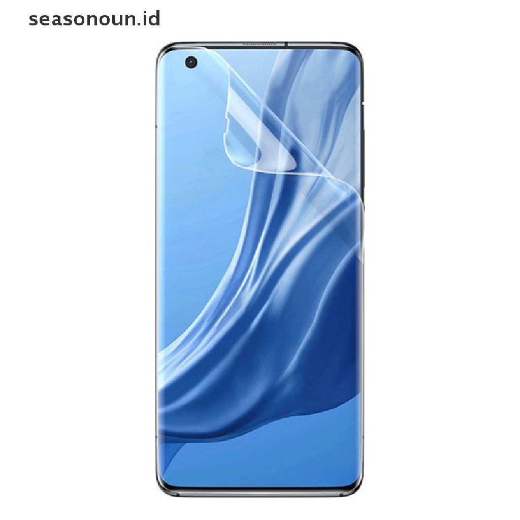 Seasonoun 4Pcs Pelindung Layar Film Hydrogel Untuk Samsung Galaxy S10 S20 S9 S8 S21 S22 Plus Ultra FE Screen Protector Untuk Note20 10.