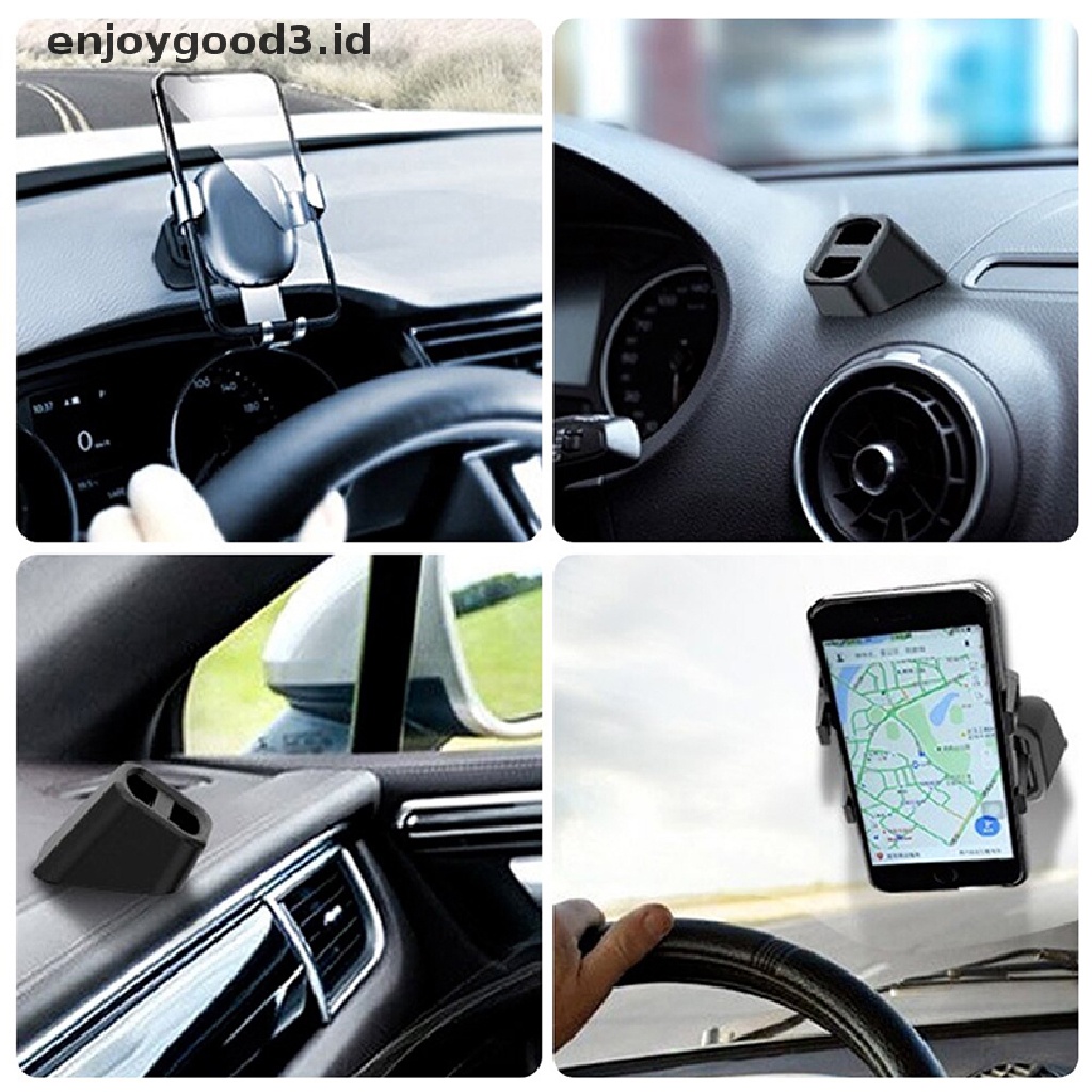 [Rready Stock] Universal Wireless Car Charger Stand Base Dashboard Mount Dudukan Ponsel Mobil Outlet Udara Klip Aksesoris (ID)