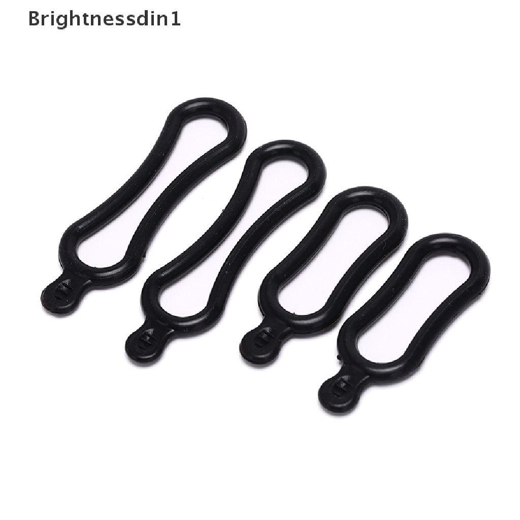 [Brightnessdin1] 4pcs Hitam Karet Gelang pvc ring Untuk t6 led Lampu Depan Sepeda headlamp Sepeda Butik