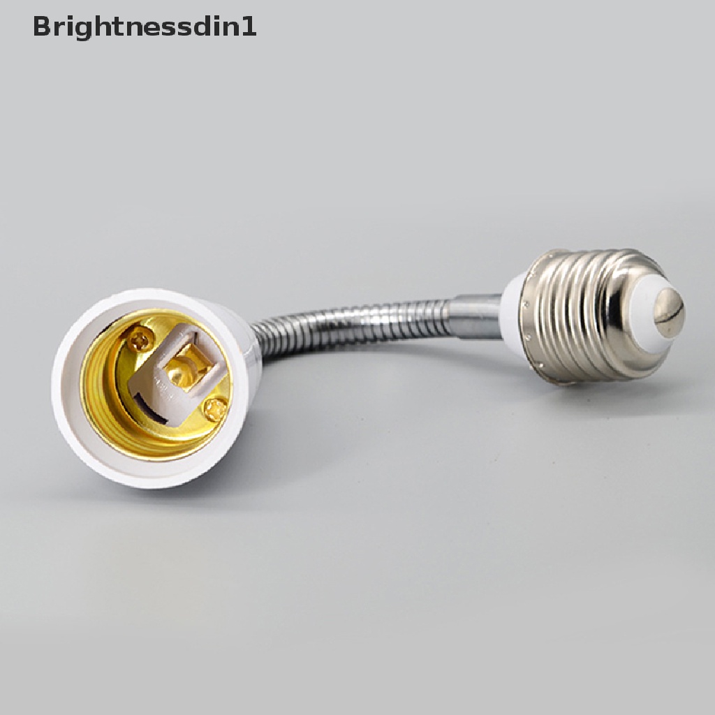 [Brightnessdin1] E27 Ke E27 Lamp Base Extender 180mm Konverter Dudukan Lampu E27-E27 Adaptor Soket Lampu Tahan Api Untuk Butik Bola Lampu