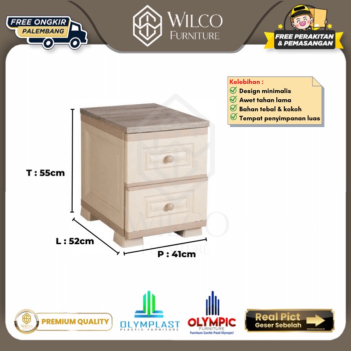 Laci OTC Nakas Olymplast / Laci Nakas Kamar Tidur Plastik Murah