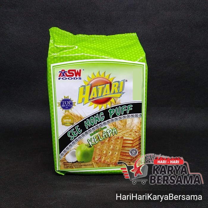 

ASW BISKUIT HATARI SEE HONG PUFF MALKIST KELAPA 245GR