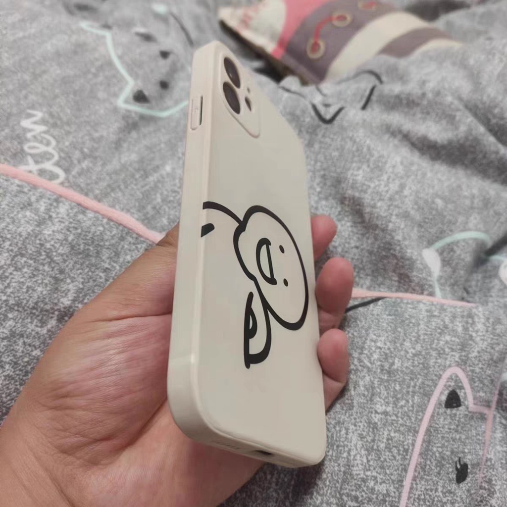 IPHONE Ins Matchman Pola Cocok Untuk Iphone14 14pro 14plus 13 13pro 13prm iPhone12 7Plus 8Plus Xr XS 13 Pro Max Empat Sudut Casing Ponsel Tahan Guncangan