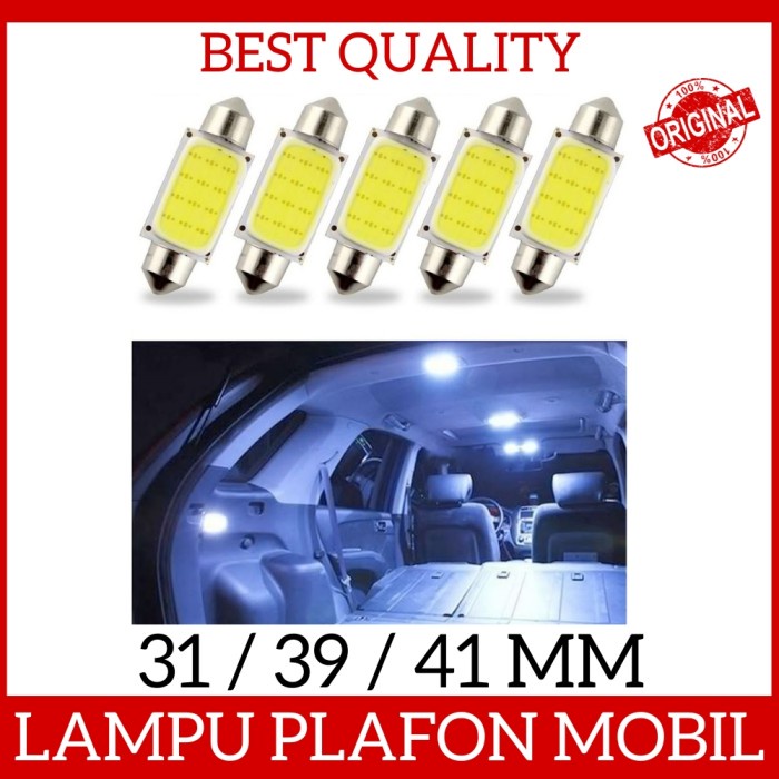 Lampu LED Interior Plafon Langit Kabin Mobil Dome COB Light 31 39 41mm