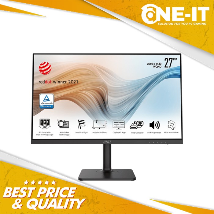 Monitor MSI Modern MD271QP 27" WQHD 75Hz 5ms IPS
