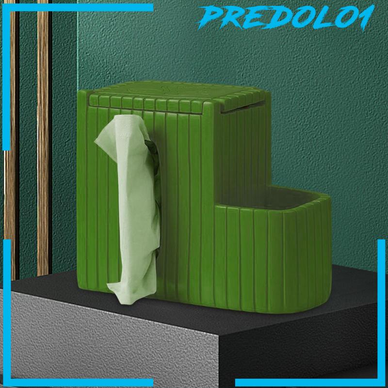 [Predolo1] Tempat Kotak Tissue Dan Caddy Penyimpanan Multifungsi Untuk Asrama Dresser Kantor