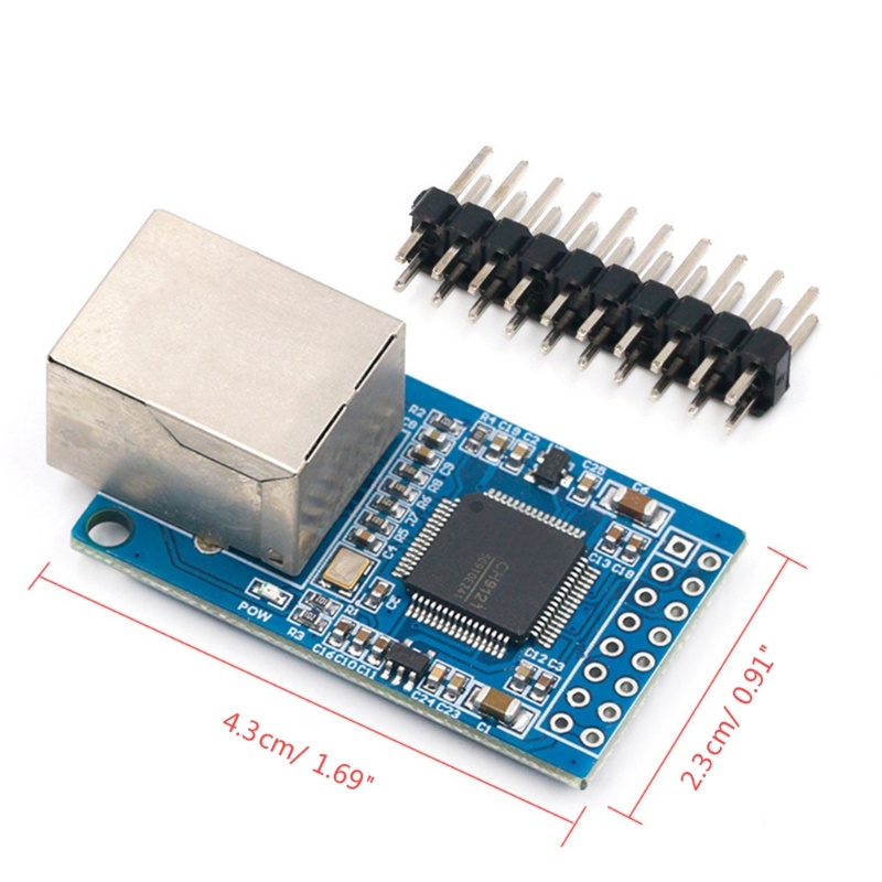 Btsg CH9121 UART Serial Port to Ethernet Networking Module Modul Transmisi Mikrokontroler Industri STM32 3.3V 5