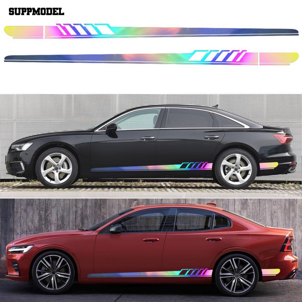 Suppmodel Garis Sisi Mobil Ramah Lingkungan Untuk ATV Car Graphics Decal Side Vinyl Stiker Perekat Diri