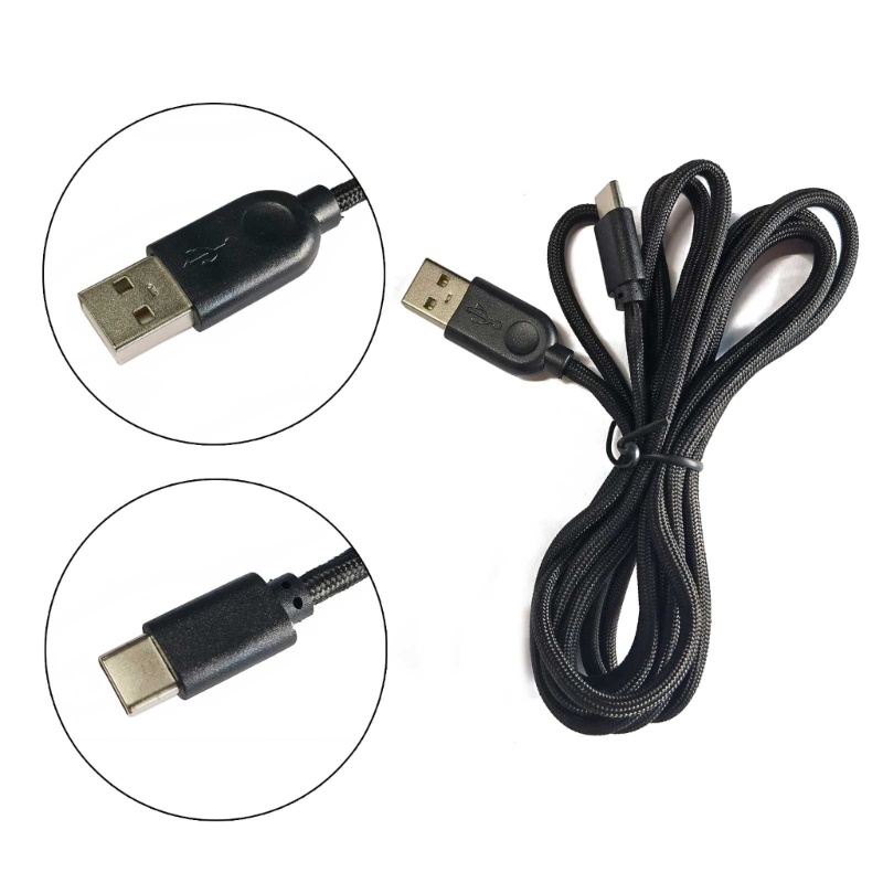 Bt Mouse Charging-Kabel Type-C Untuk Ninjutso Sora Mouse Keyboard Connector Wire Soft