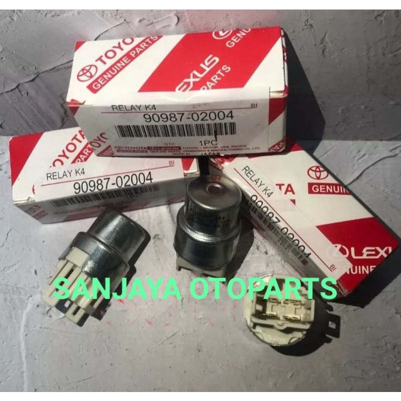 Relay 12v Kaki 4 Pin Kijang 5K