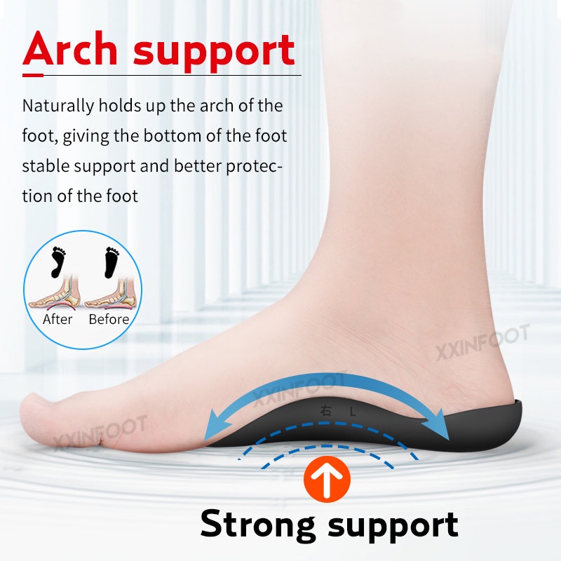 Unisex Flatfoot Orthotics Cubitus Varus Bantalan Kaki Ortopedi Bantalan Kaki Berbentuk O Bantalan Perawatan Sol