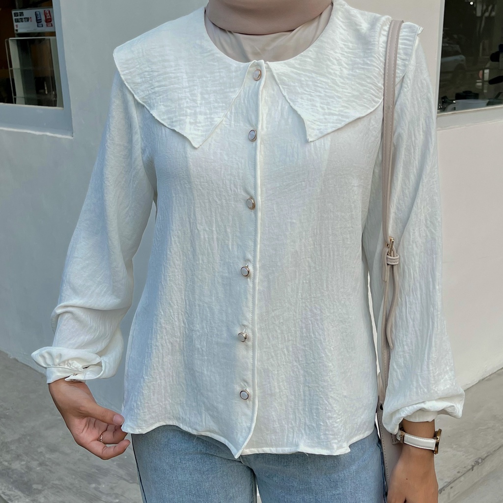 Lovely Blouse White - Haraskirt Madebyhara