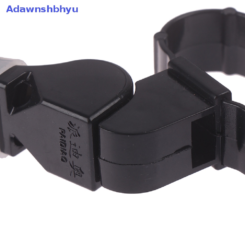 Adhyu Black Plastic Pealess Finger Grip Olahraga Skate/Football Wasit Mulut Peluit ID