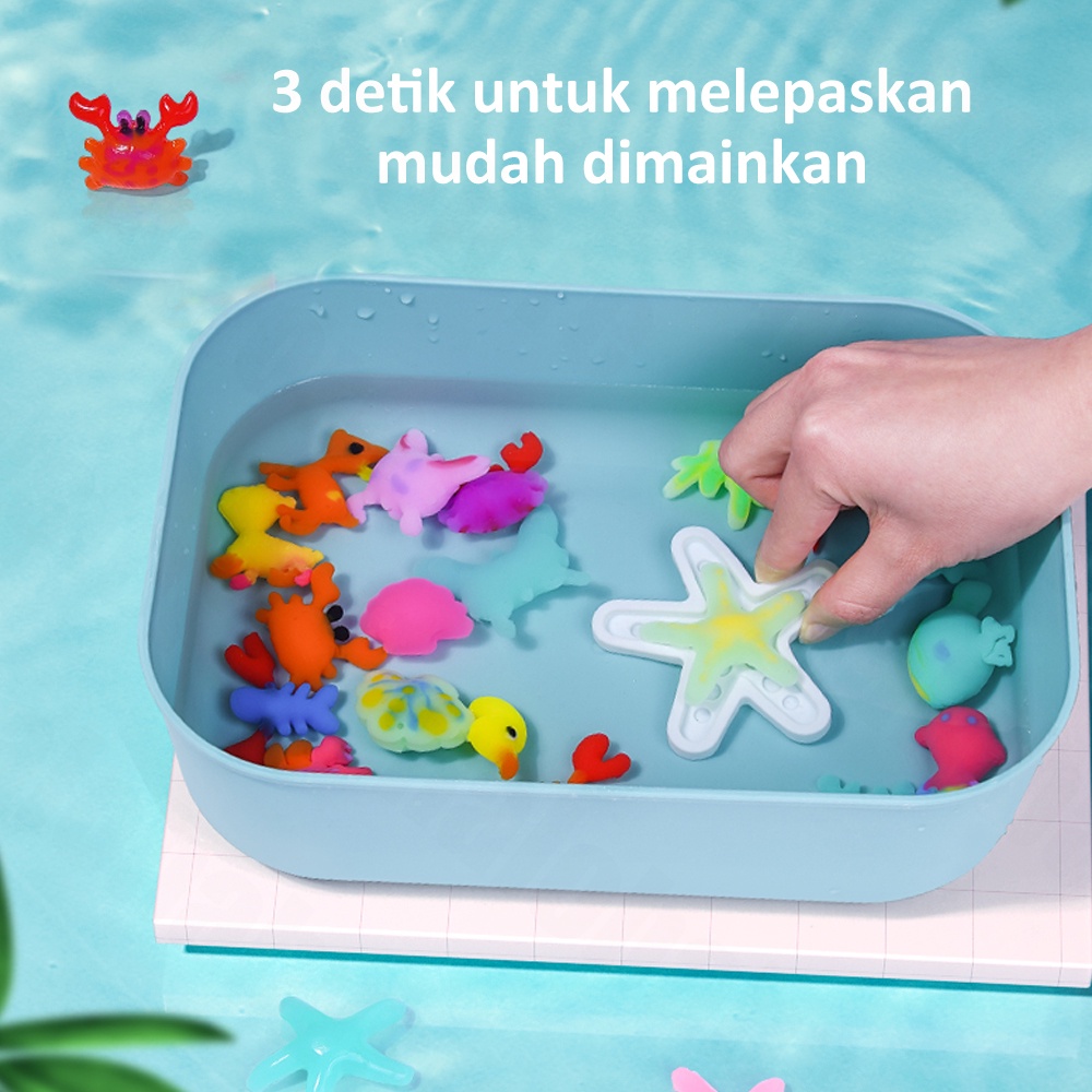 Halo Baby mainan edukasi magical waterscape DIY Edukasi Kreatif Jelly Warna