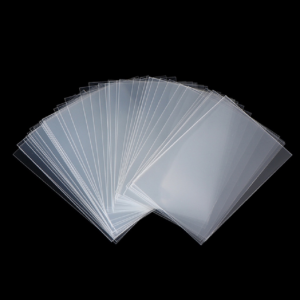 Sunshine 50pcs Original Korea Card Sleeves Acid Free Hard 3inch Photocard Pelindung Film ID