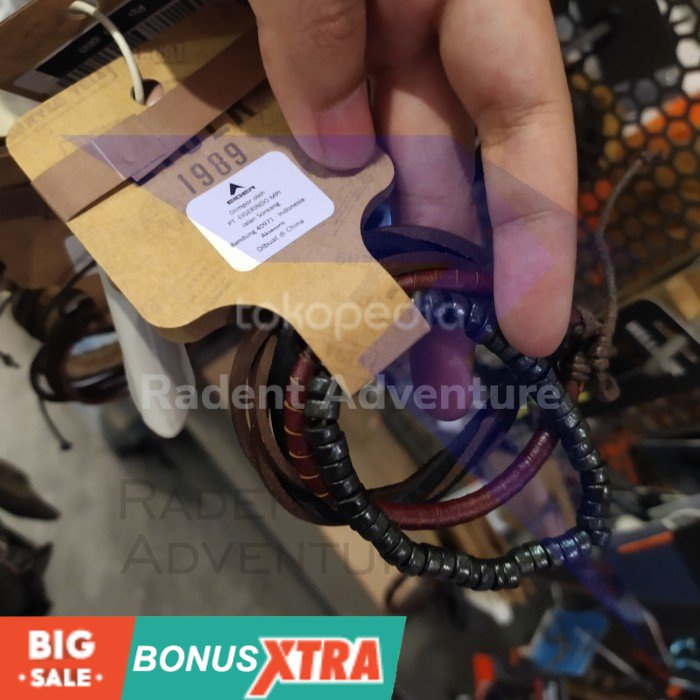 Gelang EIGER1989 EIGER1989 ROPU BRACEL NOC 91000 6913 Original Cowok Cewek KEREN AWET
