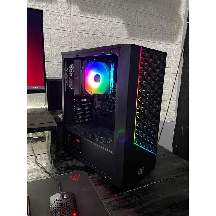 PC Komputer Paket Gaming, Editing, Office, Editing Murah AMD  Ram 8GB DDR4 HDD 500GB SSD 120GB