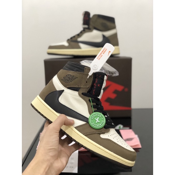 Sepatu Nike Air Jordan 1 Retro High Travis Scott BNIB