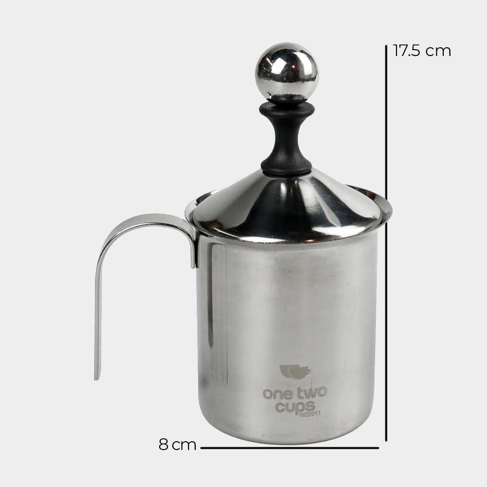 (BISA COD) FTIHSHP  Gelas Kopi Milk Jug Latte Art Frother 400ml - WZ0011