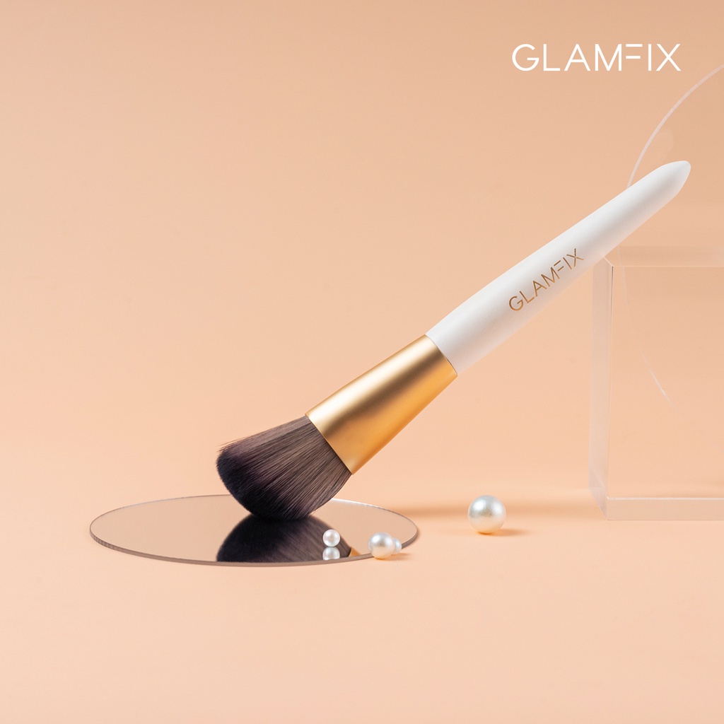 ★ BB ★  GLAMFIX Delicate Contour Brush Make Up 1 Pcs - Kuas Make Up | GLAM FIX Alat Kecantikan Makeup by YOU