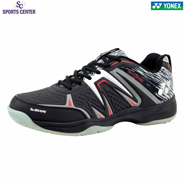 {MentariStore} New Sepatu Badminton Yonex Tokyo II / 2 Black / Cool Gray / Silver - 40 Murah