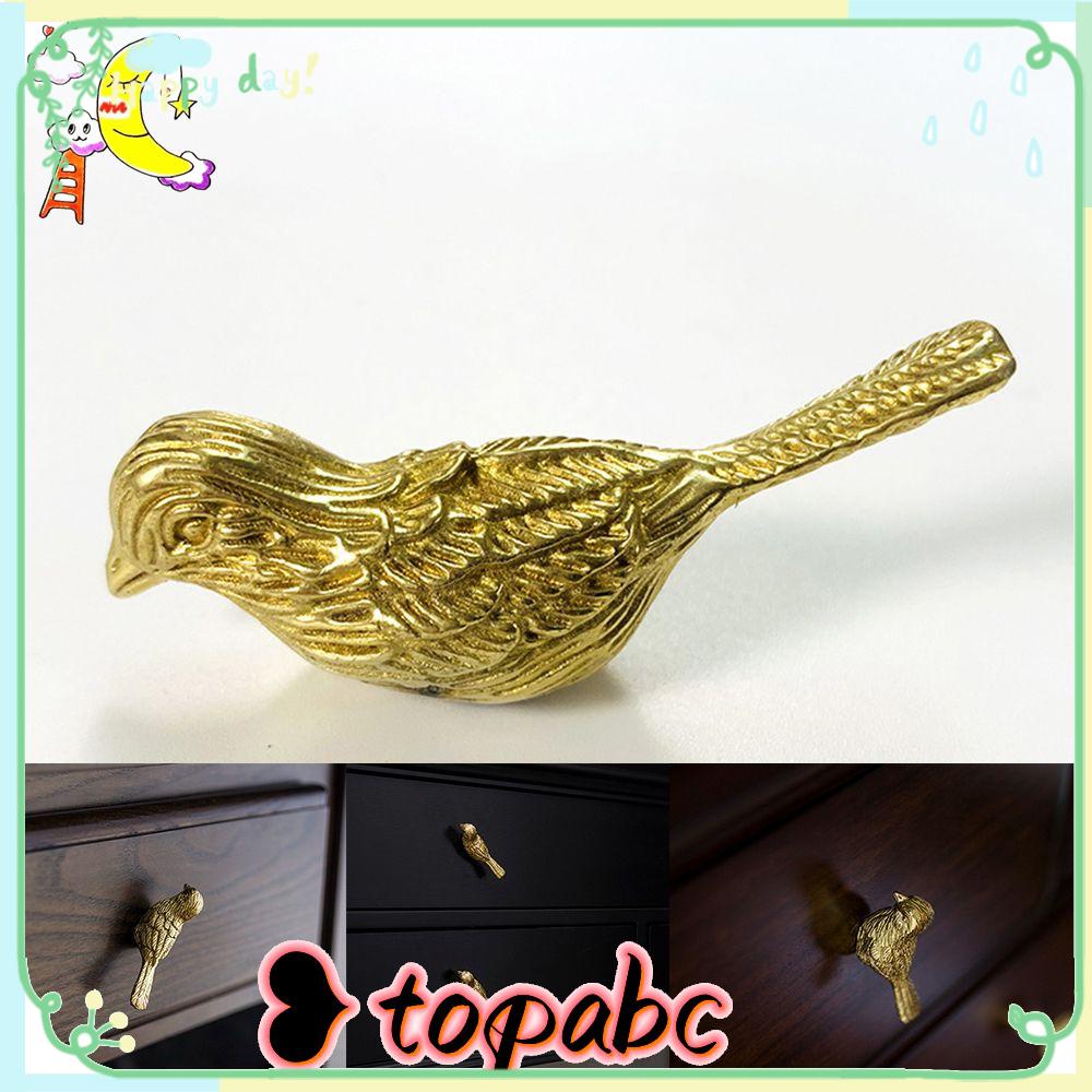 Top Furniture Handle Bird Dresser Kuningan Solid Gagang Lemari Perangkat Pintu