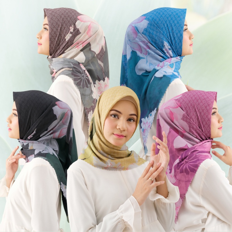 Mevrouw Hijab LOTUS 110x110 Ultrafine Lasercut