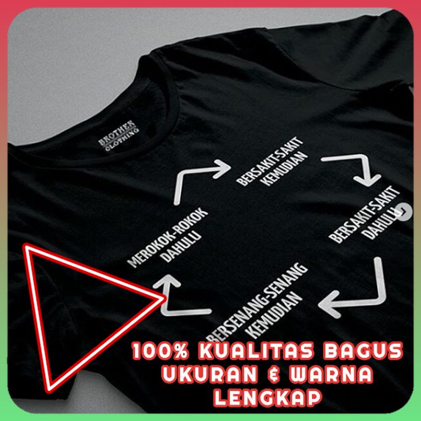 Kaos Premium Pria Tshit T Shirt Terbaru Distro Bahan Tebal Cowok Laki Laki Wanita Remaja Dewasa Keki