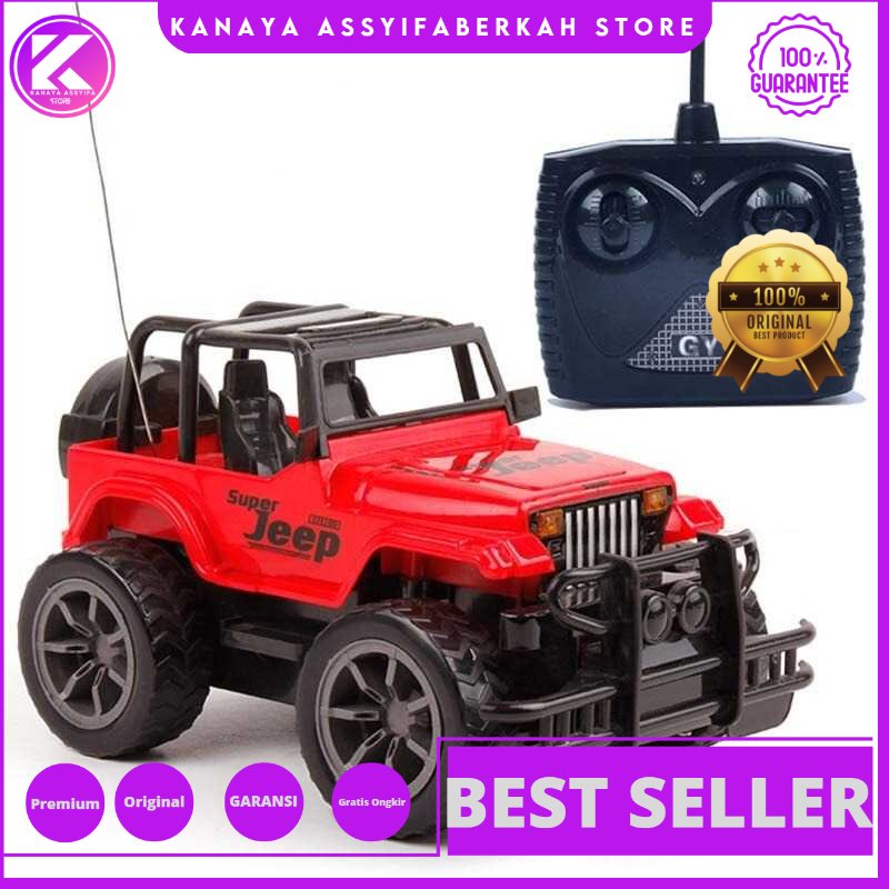 YOQIDOLL Mainan Mobil Mobilan Anak Remote Control RC 1:24 2.4GHz Model Jeep - 6836