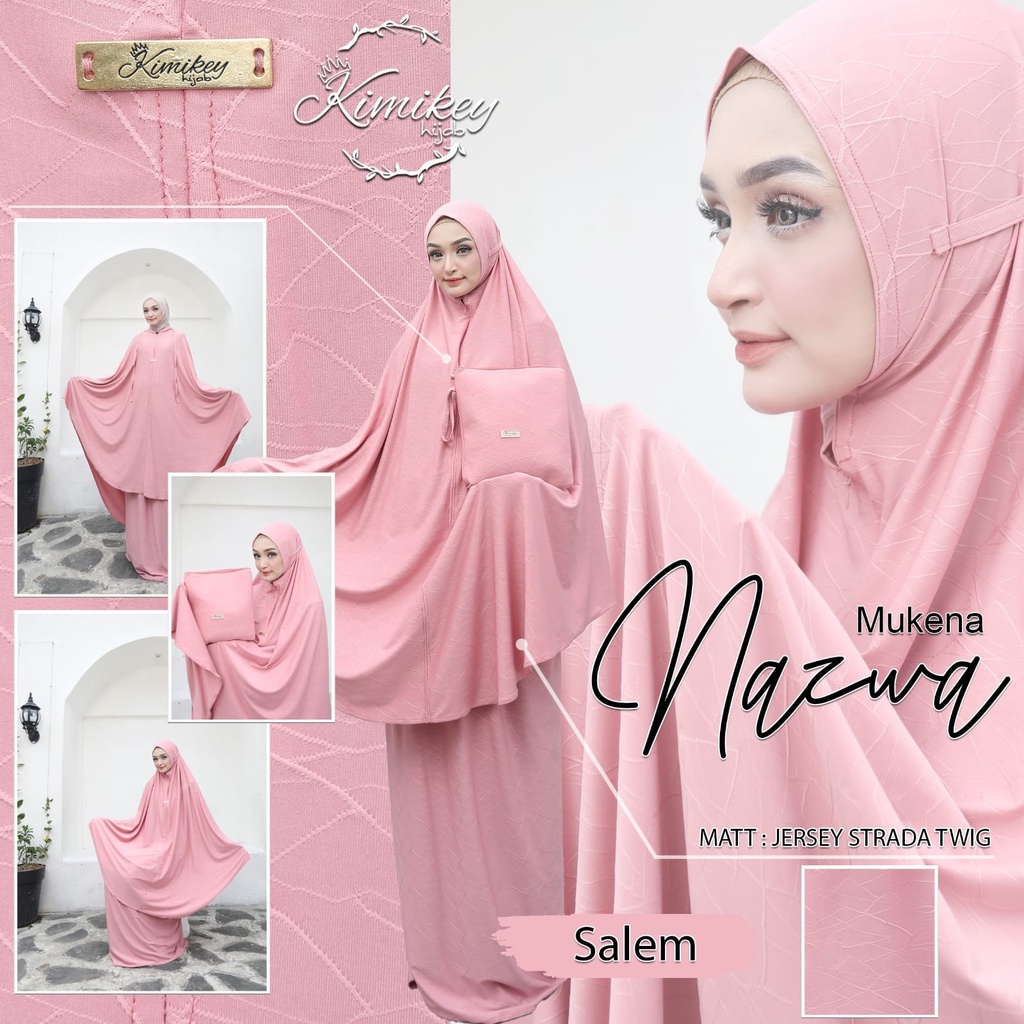 Mukena Dewasa Nazwa Jumbo Bahan Jersey Strada Twig By Kimikey