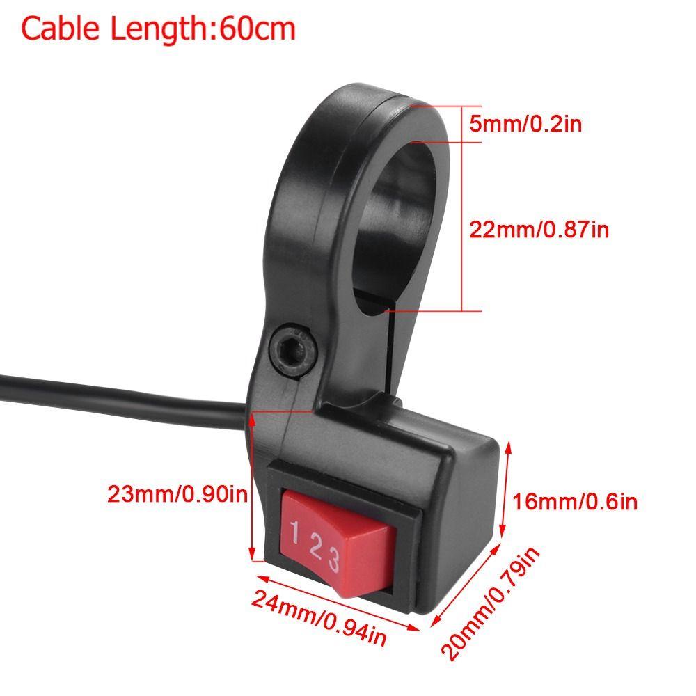 POPULAR Saklar Stang Motor Tombol Tekan Praktis Berguna Tombol Kontrol Shift E-bike Moto Speed Controller
