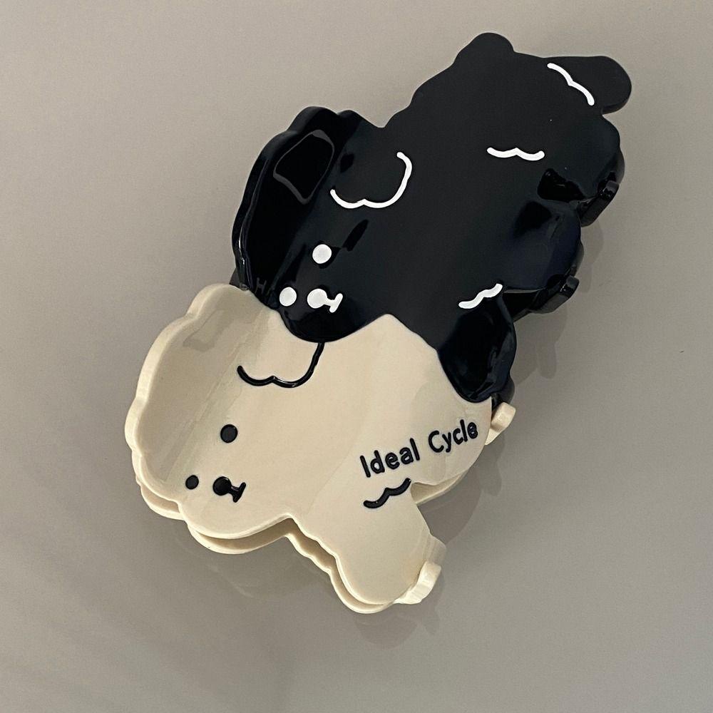 Nickolas1 Asetat Anjing Rambut Cakar Pesta Manis Baru Heardress Surat Kecil Duckbill Klip Hewan Besar Jepit Rambut Fashion Hiasan Kepala Korea Hiu Klip