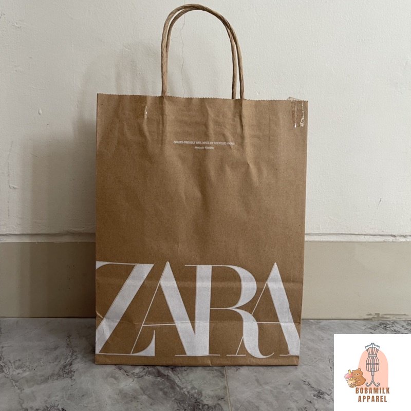 

Zara Small Paperbag Original Branded Gift Box Bag