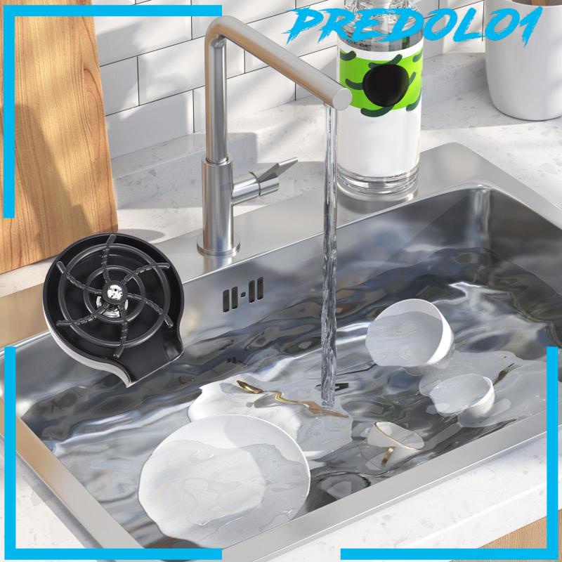 [Predolo1] Wastafel Dapur Gelas Cup Rinser Stainless Steel Pembersih Mug Kopi Untuk Bar Rumah