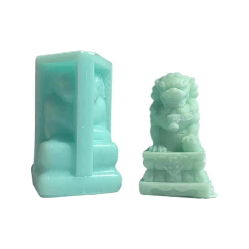 Siy Lion/Kirin Cetakan Resin Silikon Animal Epoxy Mold Untuk Resin Casting Home Decor 3D Making Mold