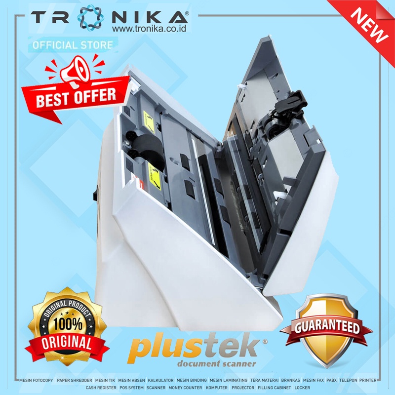 SCANNER PERIKSA NILAI LJK PLUSTEK SmartOffice PS396 Plus Automatic Document Feeder (ADF)