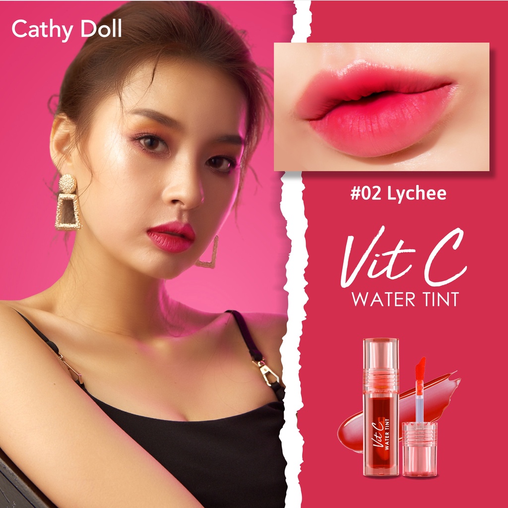 Cathy Doll Vit C Water Tint Rich Pigment