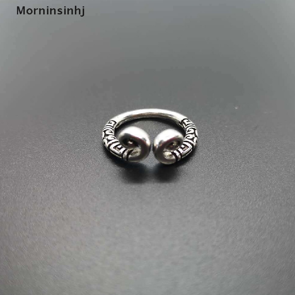 Mornin Cute Monkey King Ring Cincin Pasangan Couple Pria Monkey King Golden Cudgel Ring Resizable Finger Rings Untuk Wanita Pengencang Mantra Cincin Golden Rod Open Ring id