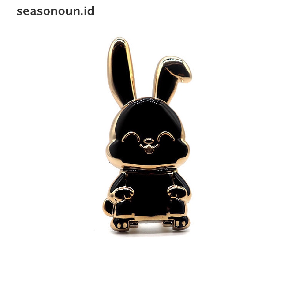 Seasonoun Foldable Rabbit Universal Smart Tok Phone Holder Griptok Dukungan Untuk Smartphone Grip Tok Folding Finger Stand Socket.