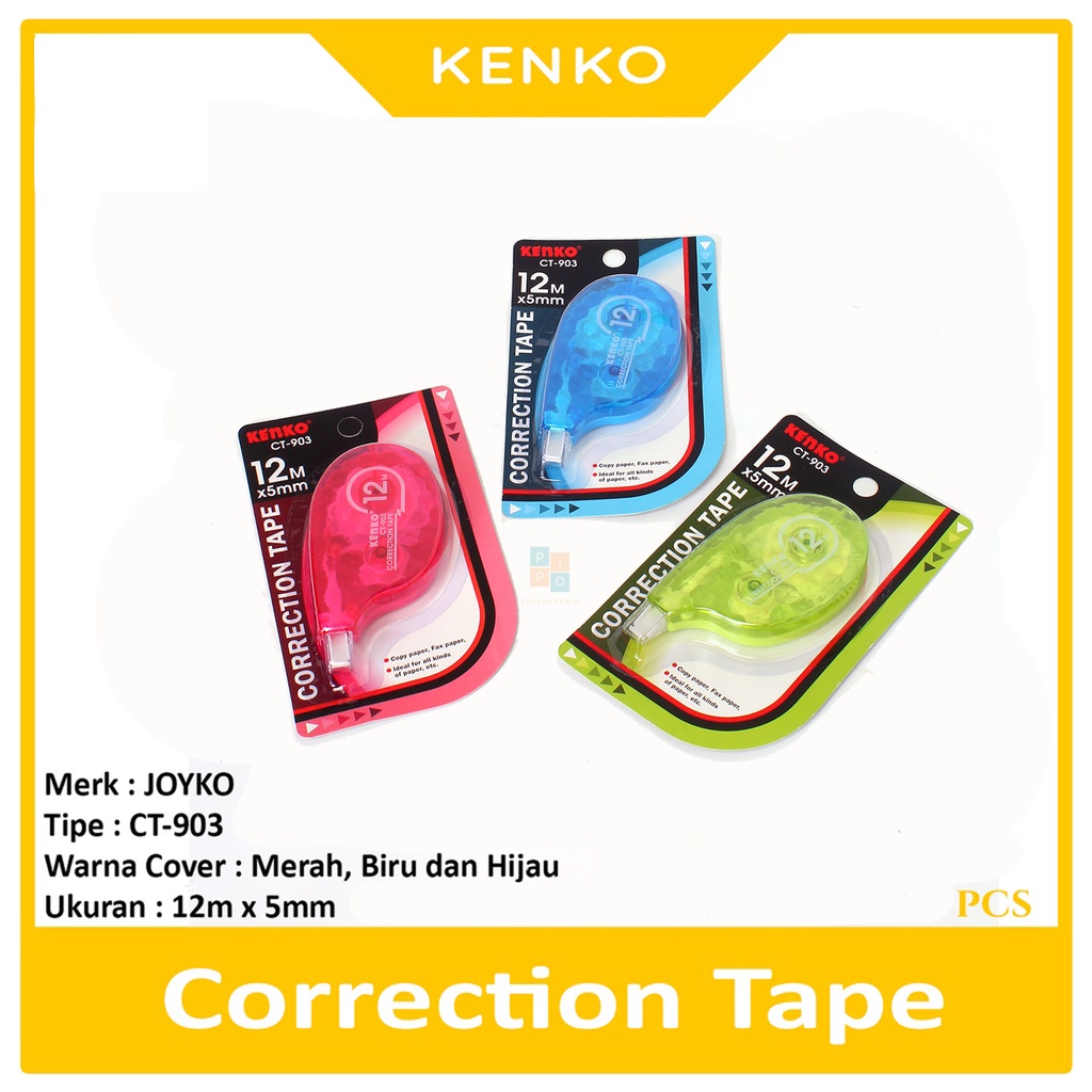 

KENKO - Correction Tape CT-903, Tip X Roll - Pcs